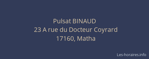 Pulsat BINAUD