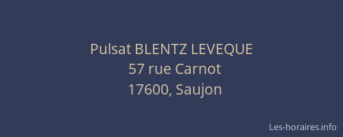 Pulsat BLENTZ LEVEQUE
