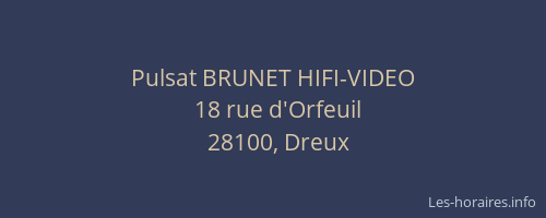 Pulsat BRUNET HIFI-VIDEO