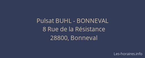 Pulsat BUHL - BONNEVAL