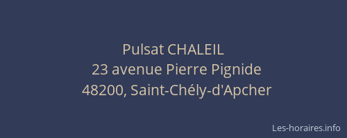 Pulsat CHALEIL