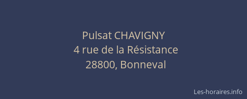 Pulsat CHAVIGNY