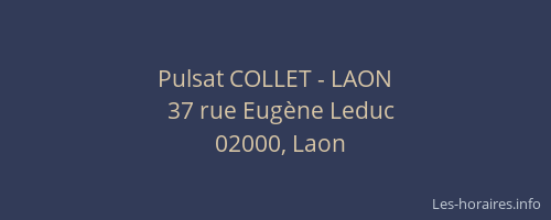 Pulsat COLLET - LAON