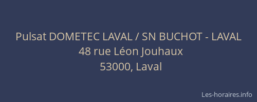 Pulsat DOMETEC LAVAL / SN BUCHOT - LAVAL