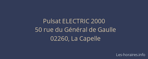 Pulsat ELECTRIC 2000