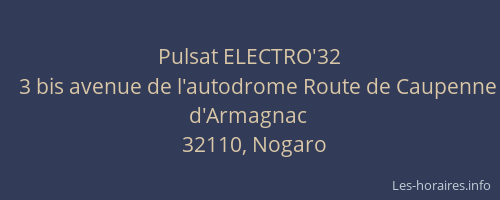 Pulsat ELECTRO'32
