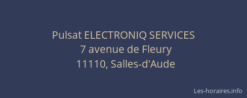 Pulsat ELECTRONIQ SERVICES