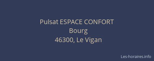 Pulsat ESPACE CONFORT