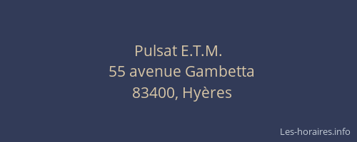Pulsat E.T.M.