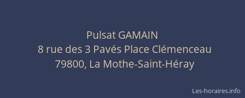 Pulsat GAMAIN
