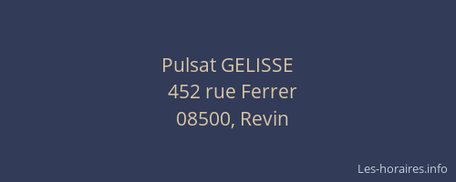 Pulsat GELISSE