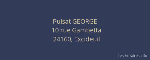 Pulsat GEORGE
