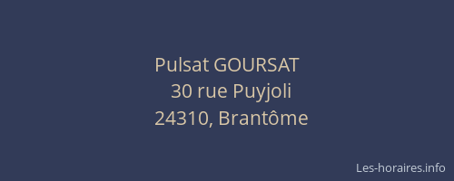 Pulsat GOURSAT