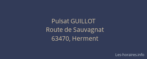 Pulsat GUILLOT