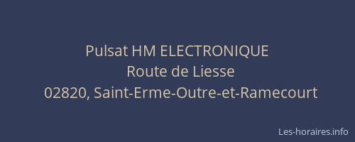 Pulsat HM ELECTRONIQUE