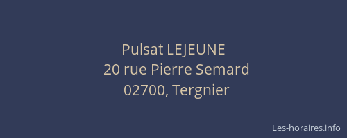 Pulsat LEJEUNE