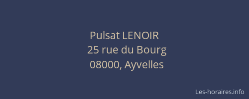 Pulsat LENOIR