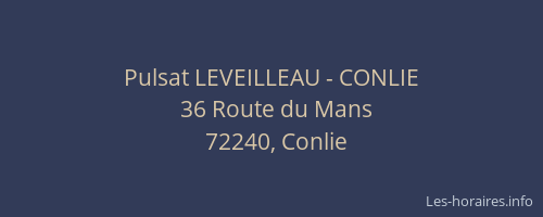 Pulsat LEVEILLEAU - CONLIE