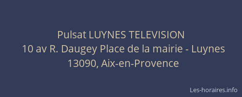 Pulsat LUYNES TELEVISION