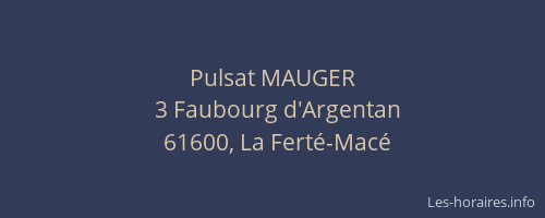 Pulsat MAUGER