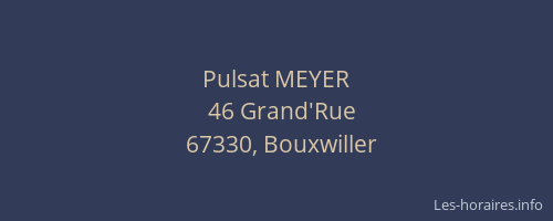 Pulsat MEYER
