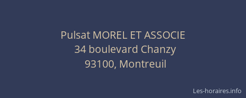 Pulsat MOREL ET ASSOCIE