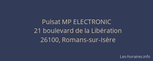 Pulsat MP ELECTRONIC