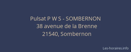 Pulsat P W S - SOMBERNON