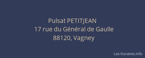 Pulsat PETITJEAN