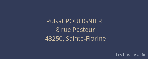 Pulsat POULIGNIER