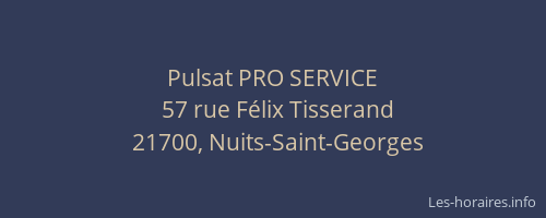 Pulsat PRO SERVICE