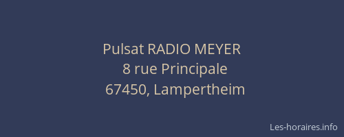 Pulsat RADIO MEYER