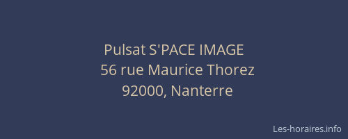 Pulsat S'PACE IMAGE