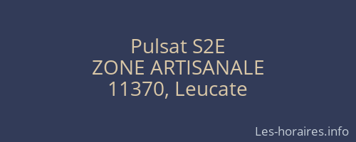 Pulsat S2E