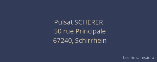 Pulsat SCHERER