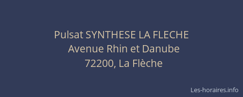 Pulsat SYNTHESE LA FLECHE