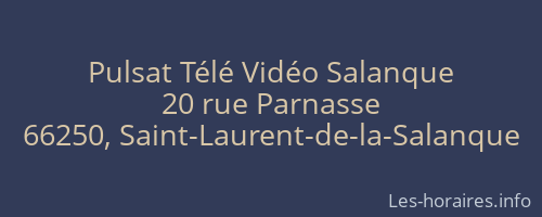 Pulsat Télé Vidéo Salanque