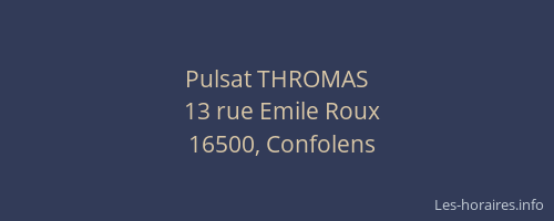 Pulsat THROMAS