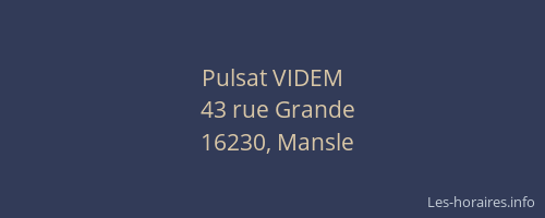 Pulsat VIDEM