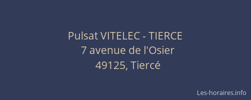 Pulsat VITELEC - TIERCE