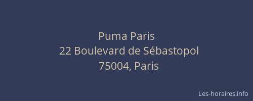 Puma Paris