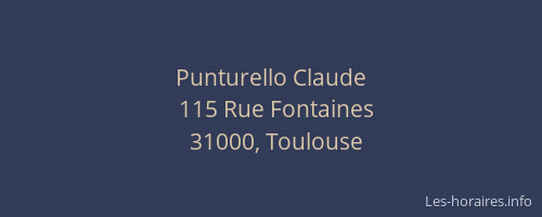 Punturello Claude