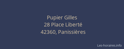 Pupier Gilles