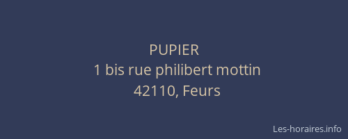 PUPIER
