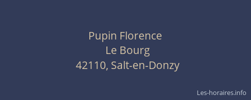 Pupin Florence