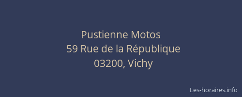Pustienne Motos