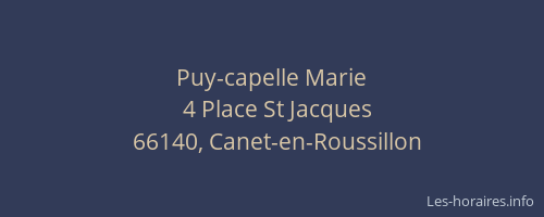 Puy-capelle Marie