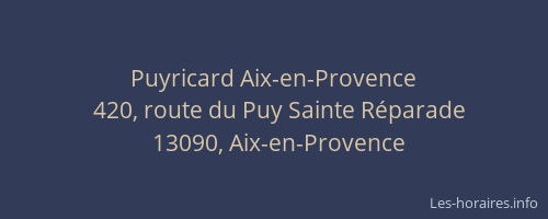 Puyricard Aix-en-Provence