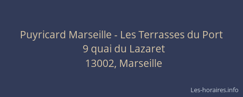 Puyricard Marseille - Les Terrasses du Port
