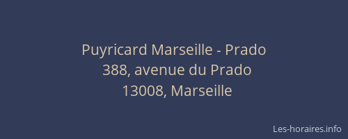 Puyricard Marseille - Prado